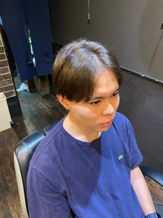 ミディアム メンズ 🌟夜から通える🌟 メンズ専門店長RENのヘアスタイル