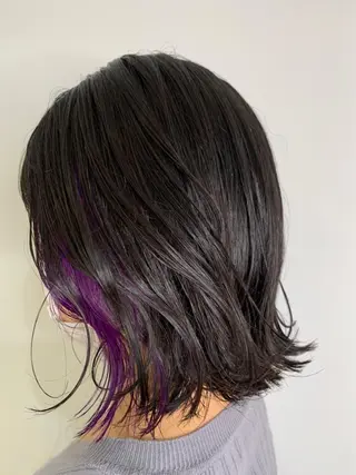 ミディアム カラー H. SAITOのヘアスタイル