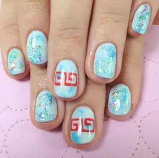 ネイル 🩵池袋heart nail🩵のネイルデザイン