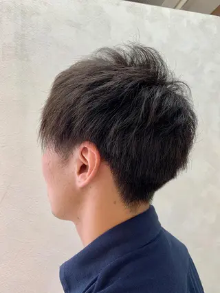 ショート パーマ メンズ 加藤 遥花のヘアスタイル
