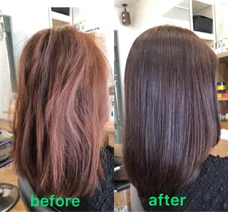 ミディアム カラー 【うねり・広がり専門 】⭕イトムラのヘアスタイル