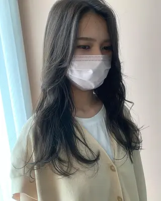 ロング カラー hub hair レイヤー/透明感のヘアスタイル
