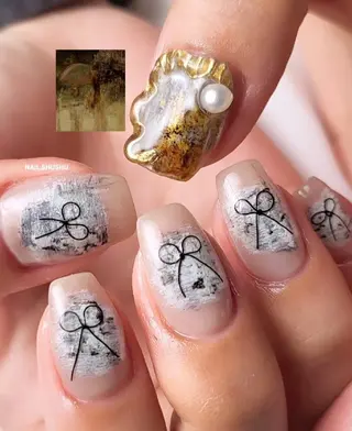 ネイル 3dパーツ/流行り 👧shushu❤️のネイルデザイン