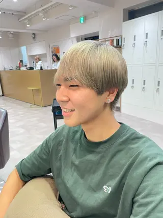 カラー メンズ 松永 梨央のヘアスタイル