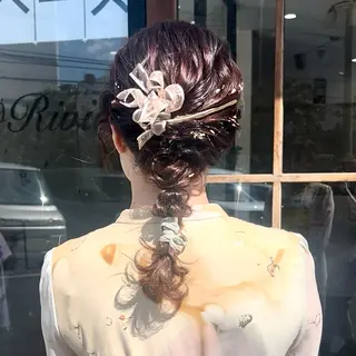 ヘアアレンジ 🤍 minaのヘアスタイル