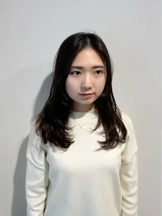 セミロング レイヤー/大人ボブ 渡邉【日吉美容室】のヘアスタイル