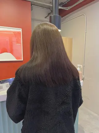 カラー レイヤーカット🍏 オリーブ/ののかのヘアスタイル