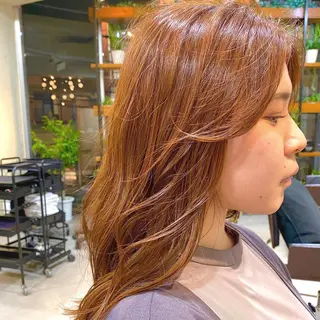 セミロング カラー ヘアアレンジ 【ダメージレス施術】 【透明感】北村 拓也のヘアスタイル