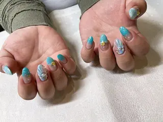 ミディアム ネイル 《LB》ラブリエ Nail&eyeのマツエク・マツパデザイン