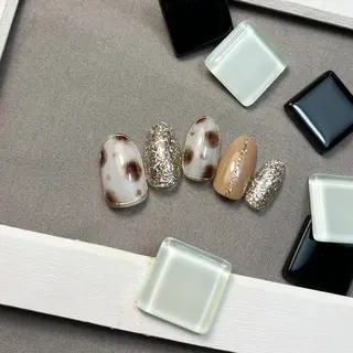 ネイル ⭐︎休業中の練習⭐︎ JNA認定講師髙橋のネイルデザイン