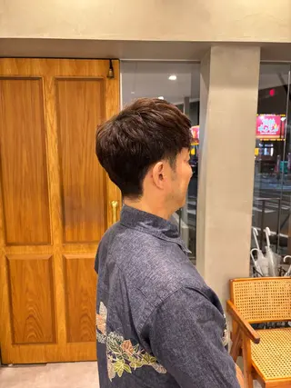 メンズ エルロン 栢原のヘアスタイル