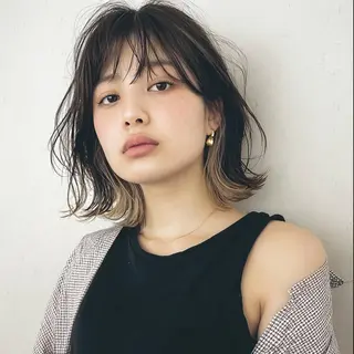 カラー メンズカットモデル☆ 今川茉綾のヘアスタイル
