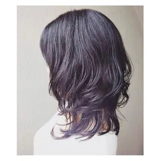 セミロング 中野 誠子のヘアスタイル