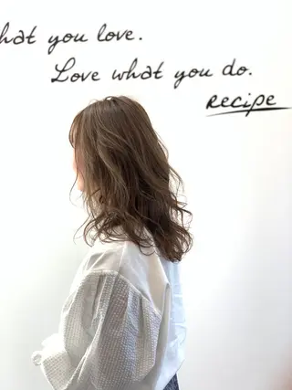 セミロング 中村 優太のヘアスタイル