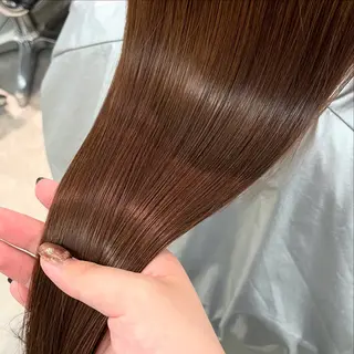 セミロング 暖色ブリーチ ⭐️honokaのヘアスタイル