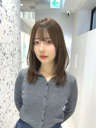 ミディアム カラー 矢野 晃平のヘアスタイル