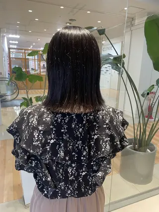 ミディアム ナチュラルカラー 児玉優香のヘアスタイル