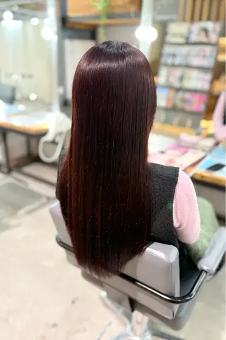 ロング カラー 菊地 紗矢のヘアスタイル