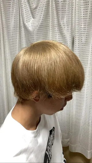 ショート カラー メンズ ゲンキ /ウルフカットのヘアスタイル