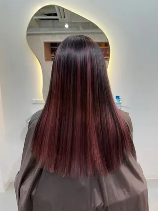 ロング カラー 【メンズ特化】池袋 韓国スタイル飯塚のヘアスタイル