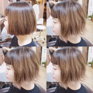 ショート カラー ヘアアレンジ 🟦髪質改善6年 💊YAMAMOTOのヘアスタイル