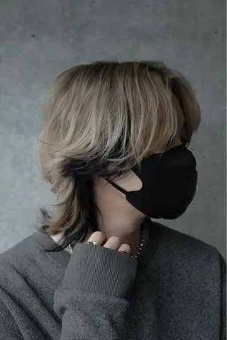 カラー メンズ 高島 悠吾のヘアスタイル