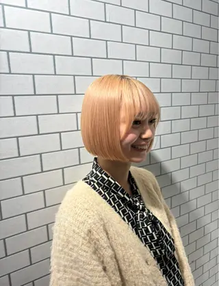 ハイトーン/ボブ RIN🌐のヘアスタイル