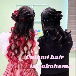 ヘアアレンジ 🎼艶感カラー ヘアメ たま🎀のヘアスタイル