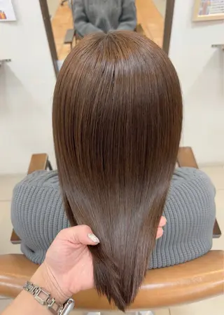 ミディアム カラー 頭皮×髪質改善 透明感カラー💎中村のヘアスタイル