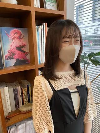 ミディアム カラー Paddle所属・似合わせレイヤー/ ニュアンスパーマ高倉のヘアスタイル