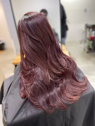 ロング カラー 髪質改善/堀江 ケアカラーtoshiのヘアスタイル