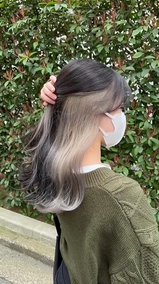 セミロング カラー 髪質改善/縮毛矯正 レイヤー/松川匠のヘアスタイル