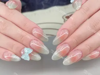 ネイル 神田 ココナッツのネイルデザイン