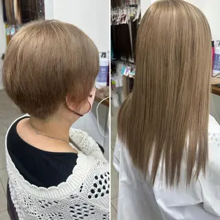 ダブルスキルエクステ /羽エクステ白石宇由のヘアスタイル