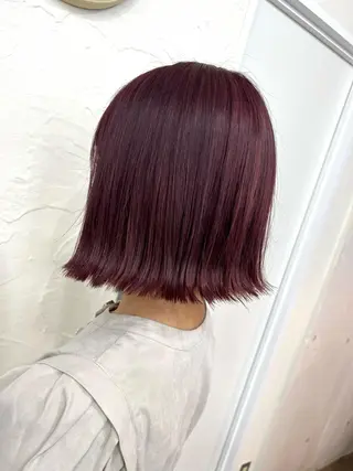 ミディアム 🩷艶カラー 🧡💛リサ🫧のヘアスタイル