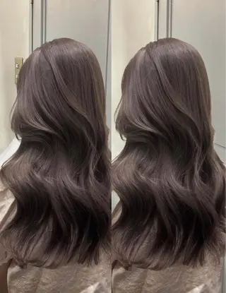 セミロング Kaho【mens/ ブリーチ/パーマ】のヘアスタイル