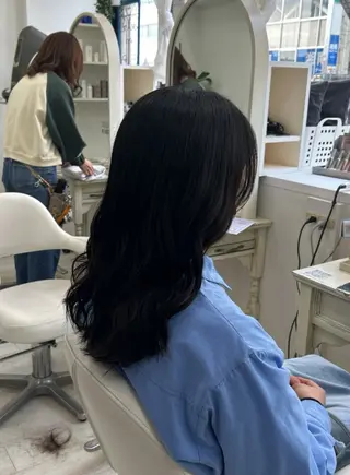 ロング 小川 夏花のヘアスタイル