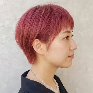ショート ベージュ*Spica 【ミルクティー】のヘアスタイル