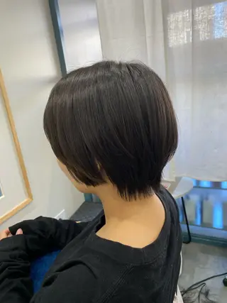 ショート カジカワサキ/髪質 改善/クロスパーマのヘアスタイル
