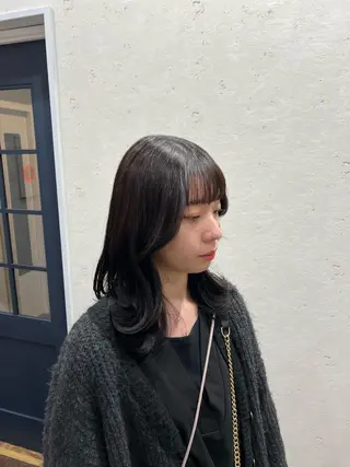 ミディアム カラー ナチュラルカラー 錦糸町【三橋衿奈】のヘアスタイル