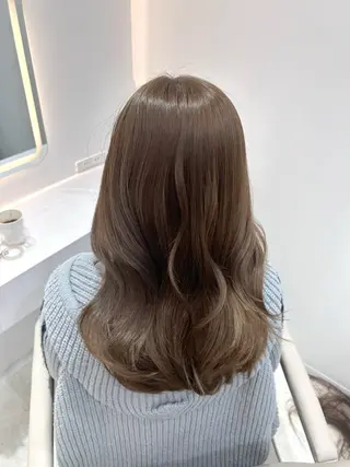 セミロング カラー ダブルカラー髪質改善 /Annaのヘアスタイル