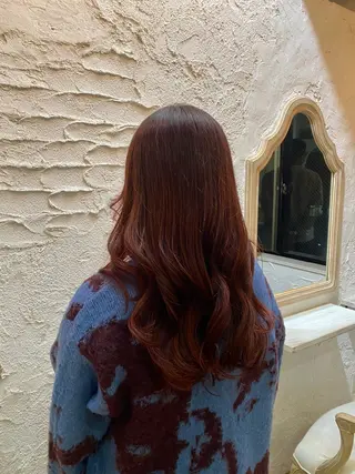 ロング カラー 遠藤 彩美/暖色系カラーのヘアスタイル