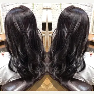 ロング カラー yui .のヘアスタイル