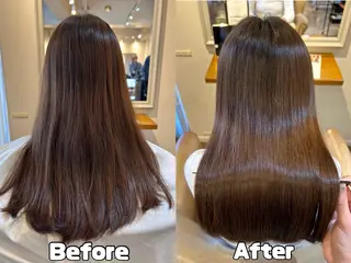 ロング あべ しおりのヘアスタイル