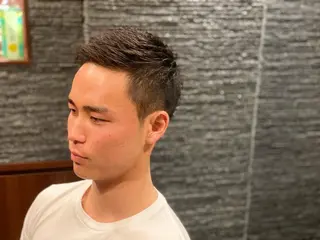 ショート メンズ 竹林 烈のヘアスタイル
