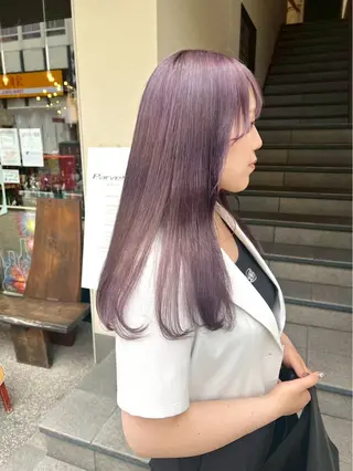 ロング カラー ParveMix🎀 稲垣 詞葉のヘアスタイル