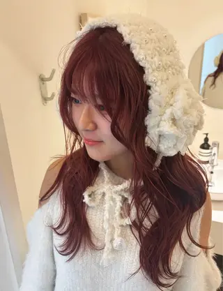 ロング パーマ 🍄Kurumi🍄のヘアスタイル