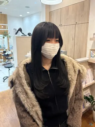 ロング 透明感カラー🌿 ｍｏｅのヘアスタイル