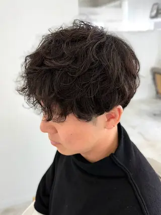 パーマ メンズ 城崎如哉/ /メンズスタイルのヘアスタイル