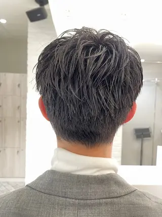 ショート メンズ 【吉祥寺】ショート/ レイヤーボブ/ryoのヘアスタイル
